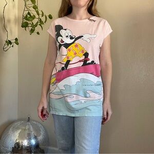 Vintage Mickey Mouse Hawaii Surf T-Shirt